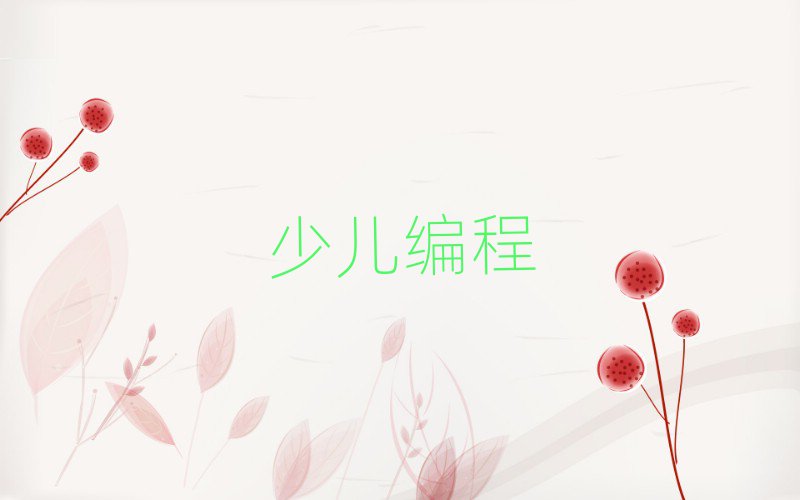 銀川少兒編程培訓(xùn)學(xué)校