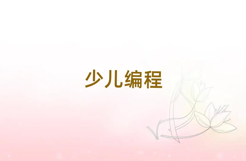 長(zhǎng)沙少兒編程培訓(xùn)學(xué)校