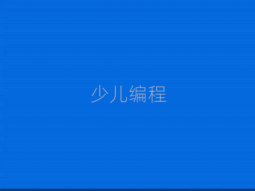 小學(xué)生編程