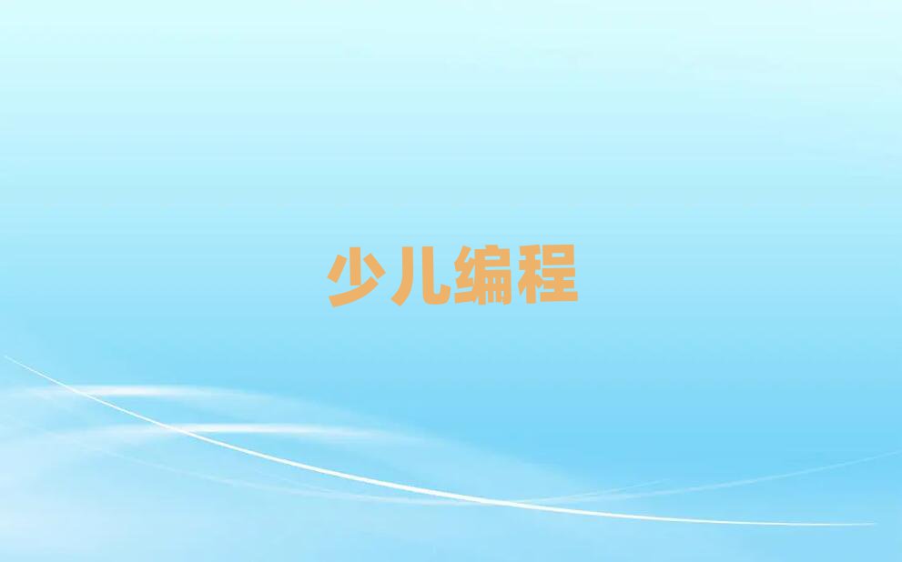 廣州少兒編程培訓(xùn)學(xué)校