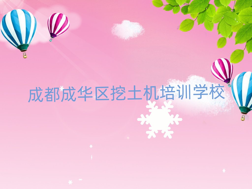 成都成華區(qū)挖土機(jī)學(xué)校培訓(xùn)班精選名單出爐