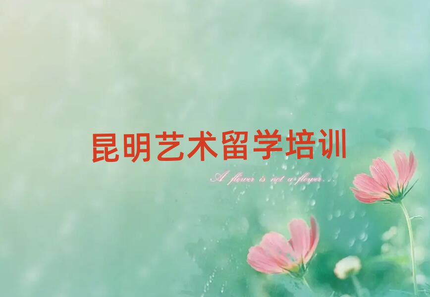 2025年昆明安寧市學(xué)藝術(shù)留學(xué)的學(xué)校排名前十名單出爐