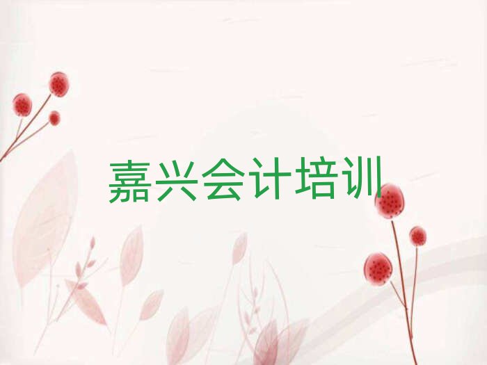 3月嘉興洪合鎮(zhèn)會計培訓價格表