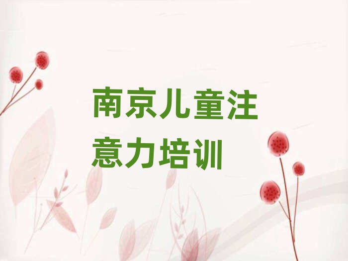 2025年南京孩子記憶力培訓(xùn)學(xué)校哪所好排名top10