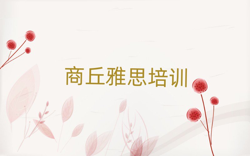 商丘睢陽區(qū)雅思培訓(xùn)有學(xué)校