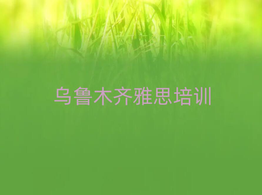 2025年前幾的烏魯木齊雅思培訓(xùn)學(xué)校十大排名