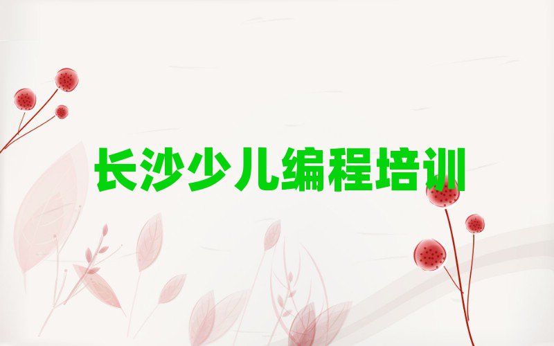 長沙少兒編程培訓(xùn)學(xué)校