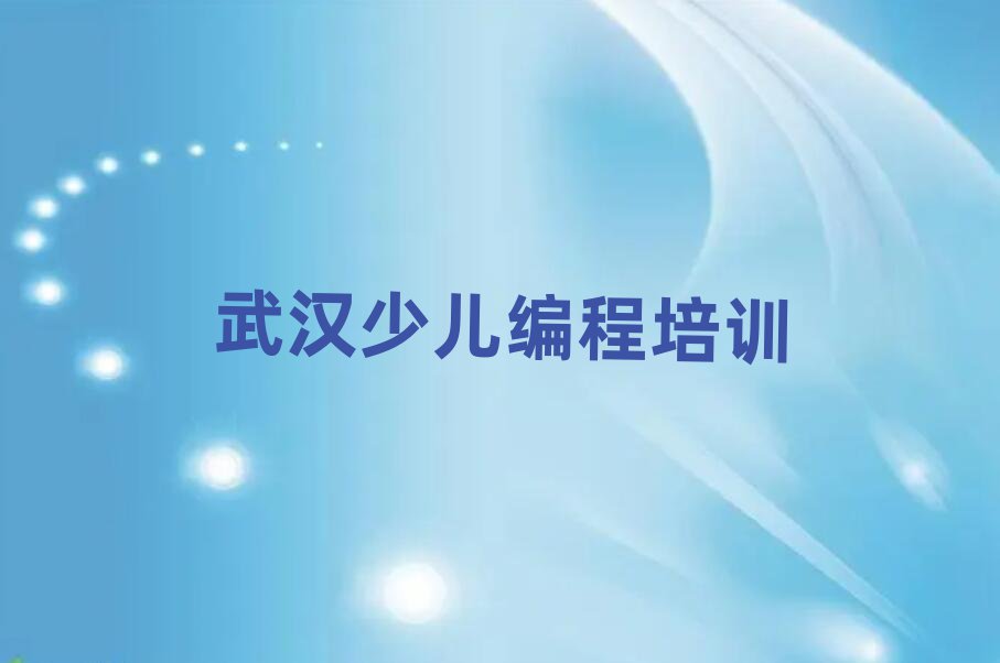 武漢關(guān)山少兒編程活動(dòng)課